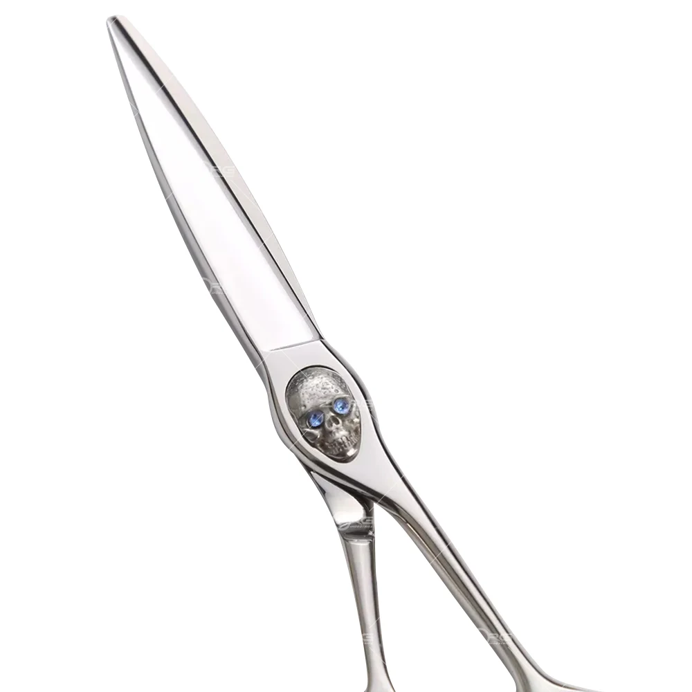 Professional German Barber Scissors for Men Thin Haircut Shears with Sharp Blade Tip Stainless Steel Handle Perfect Beauty Tool