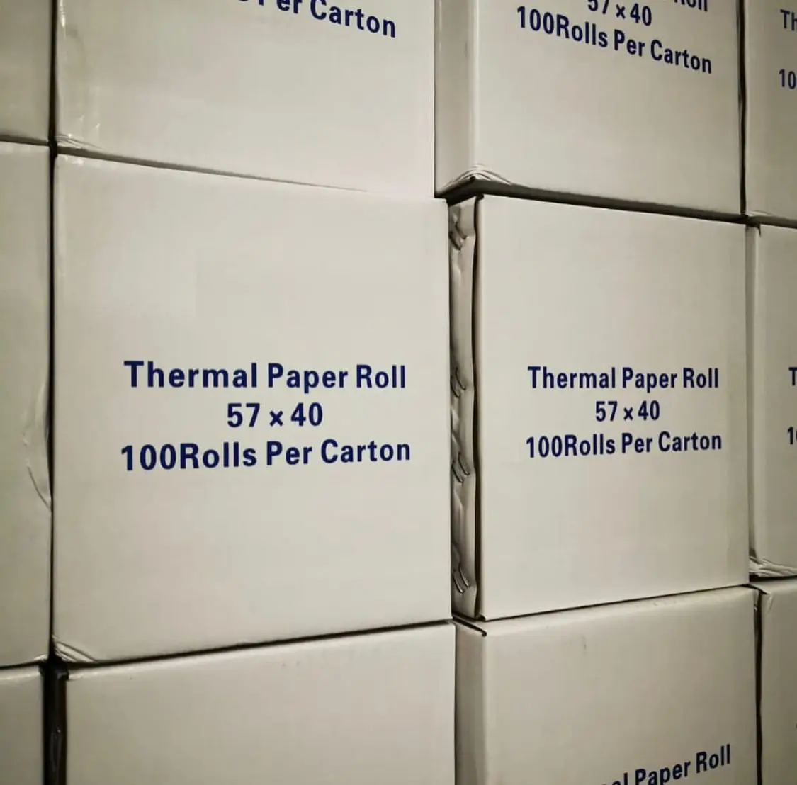 Thermal Paper Thermal Roll 80x80 Offer White OEM Customized Sea Wood Air Pulp Color Pure Package Papers