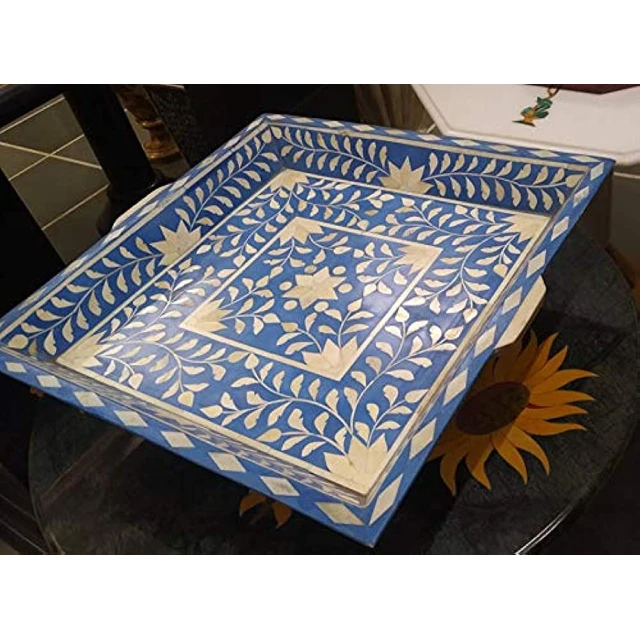 BEST SELLING BONE INLAY SERVING TRAY NEW BONE INLAY MOTHER OF PEARL TRAY