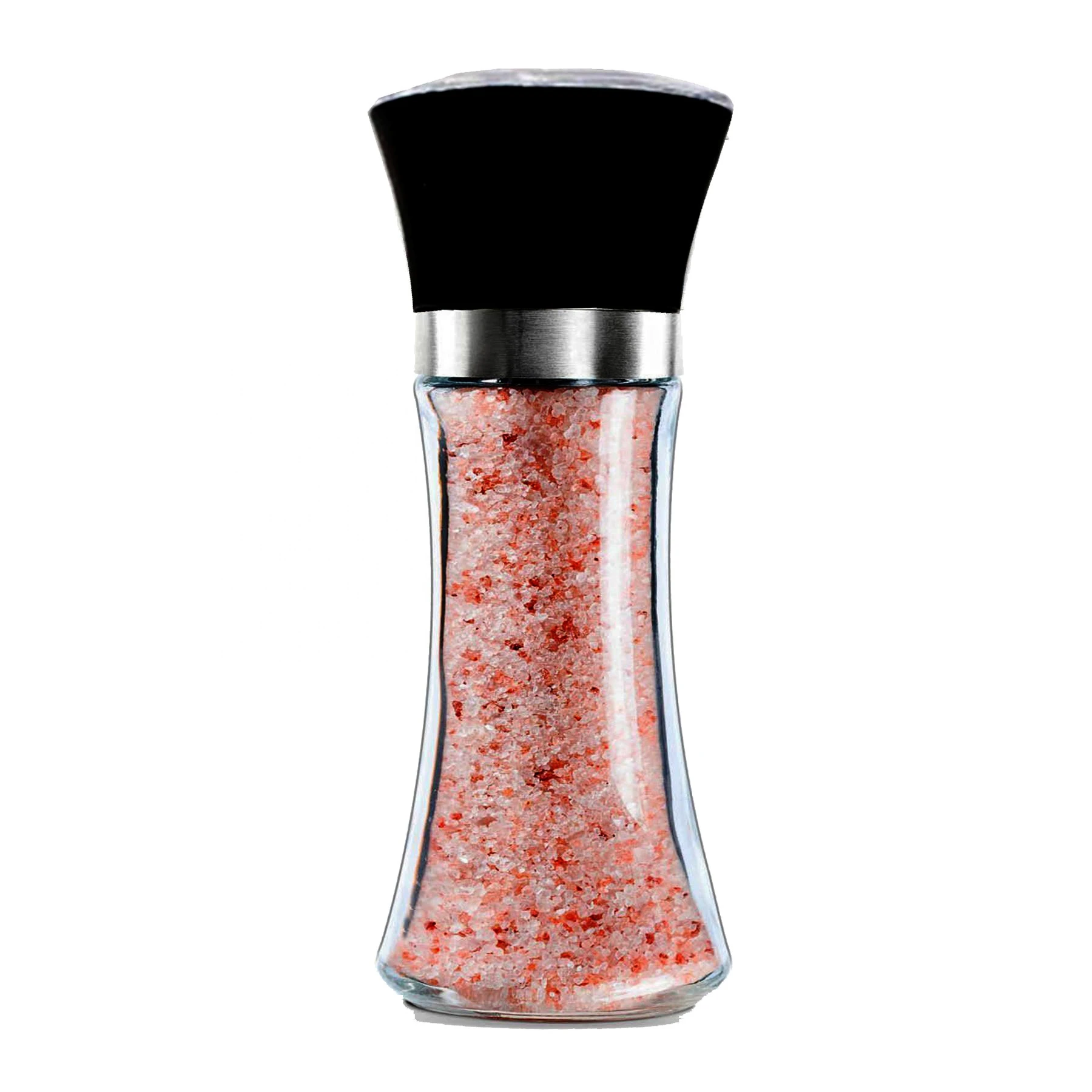 Oem  Himalayan Natural Pink Salt Grinder for Table and Organic Rock Salt from the foot hills of himalayan mountain range