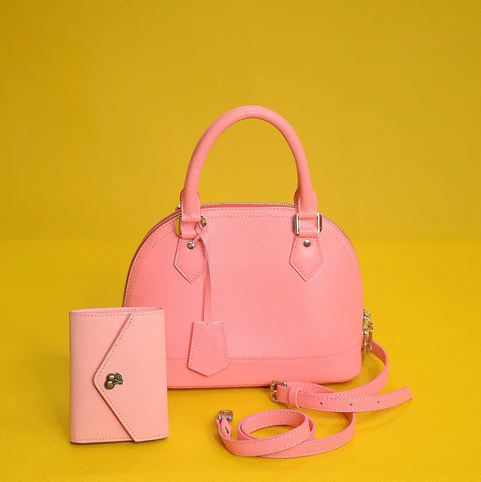 Trending 2024 Women Real Leather Pink Color HandBag handbag for women Customized New Design Leather Bag For Women