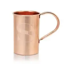 hammered Copper Moscow Mule Tumbler With Lid Polished Best Quality Handmade Metal Drinkware For Bars And Restaurant From India
