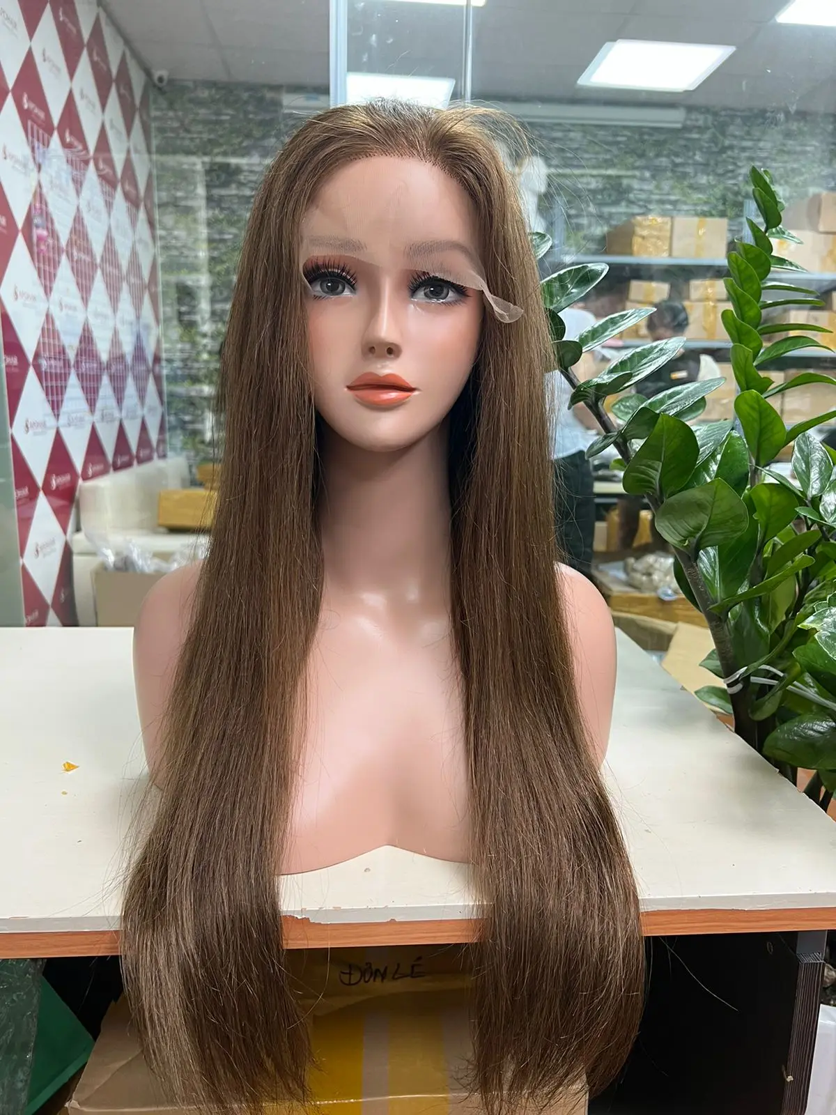 Beautiful Front Lace 13x6 Wigs Silky Natural Straight Wholesale Factory 100% Human Hair Natural Color
