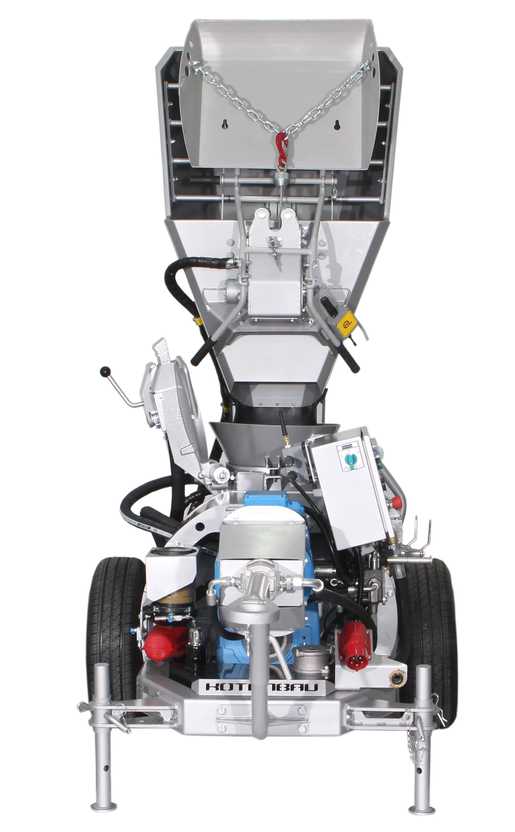 MM E260BS Screed Pump with Skip and Scraper