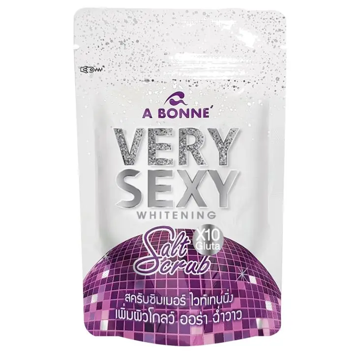 A Bonne очень сексуальный отбеливающий x10 Gluta мерцающий Aura Salt скраб для тела 120 г сияющей и кожи