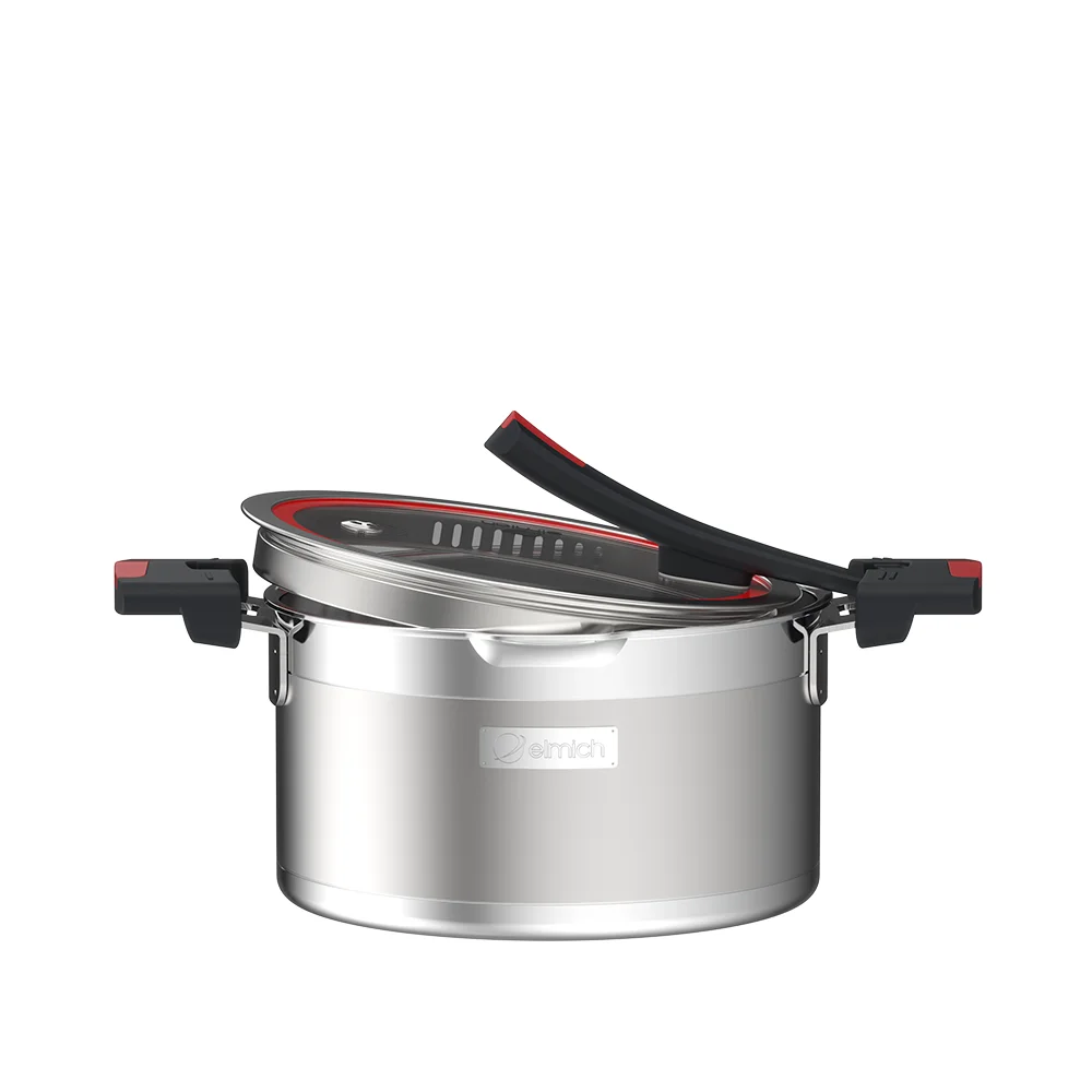 Best quality sustainable pressure cooker set and pans Milano EL-8093 16, 18, 22, Frypan size 26cm