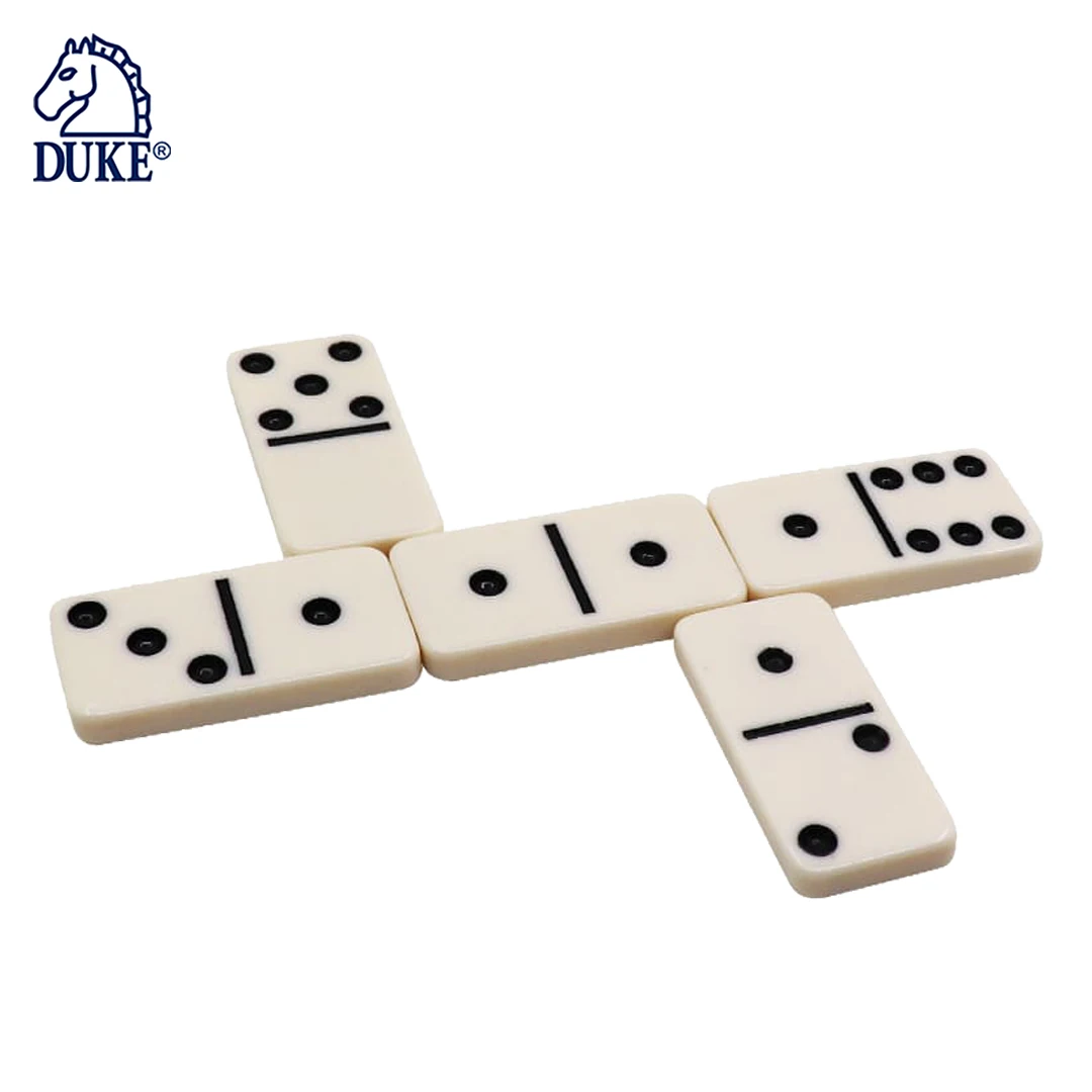 D6 Double Six Ivory Domino Tiles