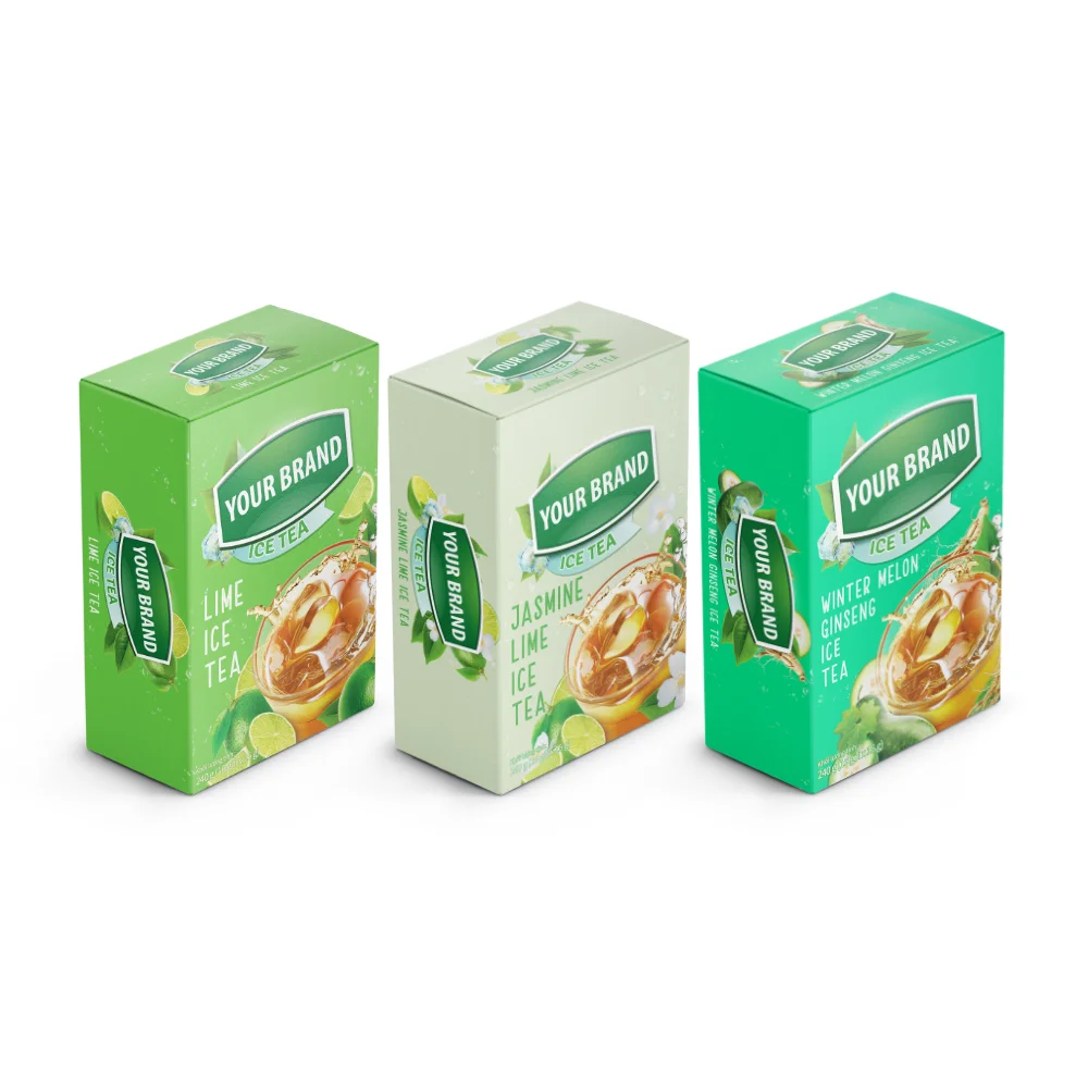 100% Natural Instant Jasmine Tea Powder Lime Ice Perfect Mix Powder Tea Drink Milk Tea Supplier