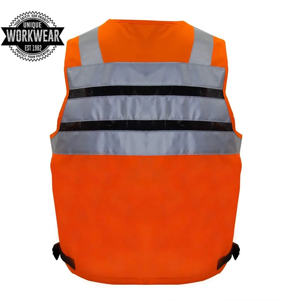 Cheap Reflective High Visibility Safety Reflection Vest Fluorescent Yellow Safety Vest Hi Vis Running Safety Worker Vest for Men