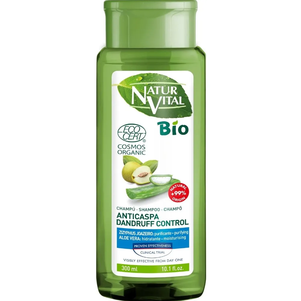 Natur Vital Champu Bio Ecocert Anticaspa 300 Ml