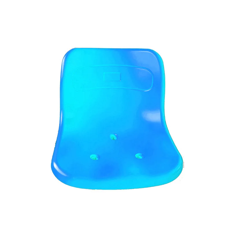 2023 Middle Backrest HDPE high back fixed plastic stadium seating chairs for football stadium grandstands