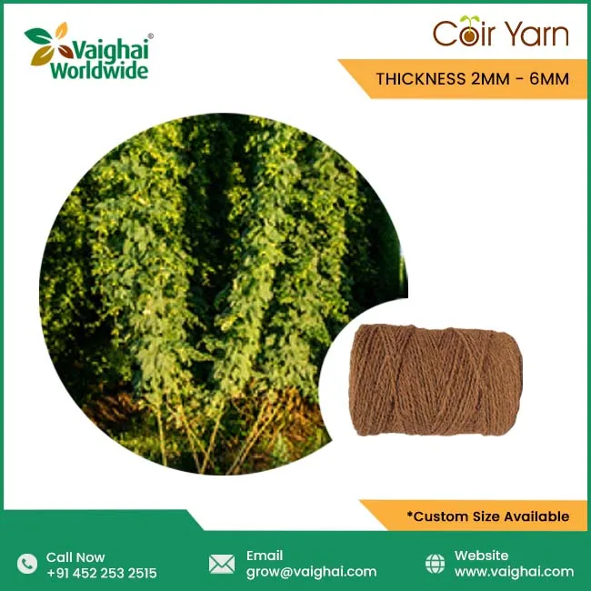 Gro-Med Coir Yarn At Best Price | Buy High Quality Coir Yarn for Your End Use Directly from the Largest Exporters.