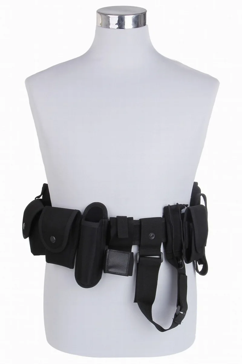 Outdoor Tactical Belt, Modular Equipment  Security Belt Tactical Duty Utility Belt with Pouches Holster