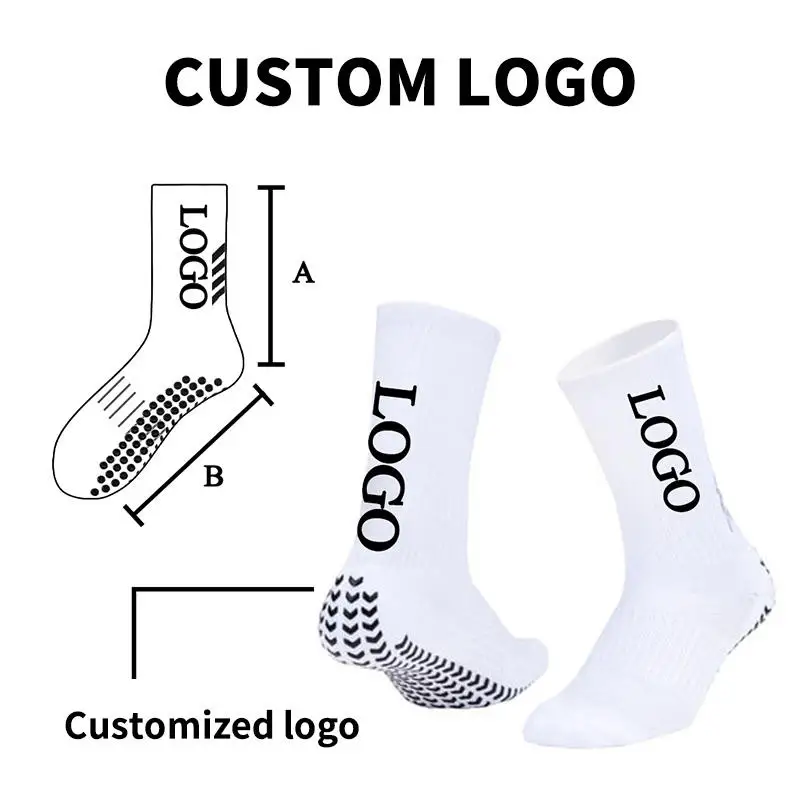 Wholesale custom grip  socks  soccer football short tube socks with rubber soles for making professional hosiery