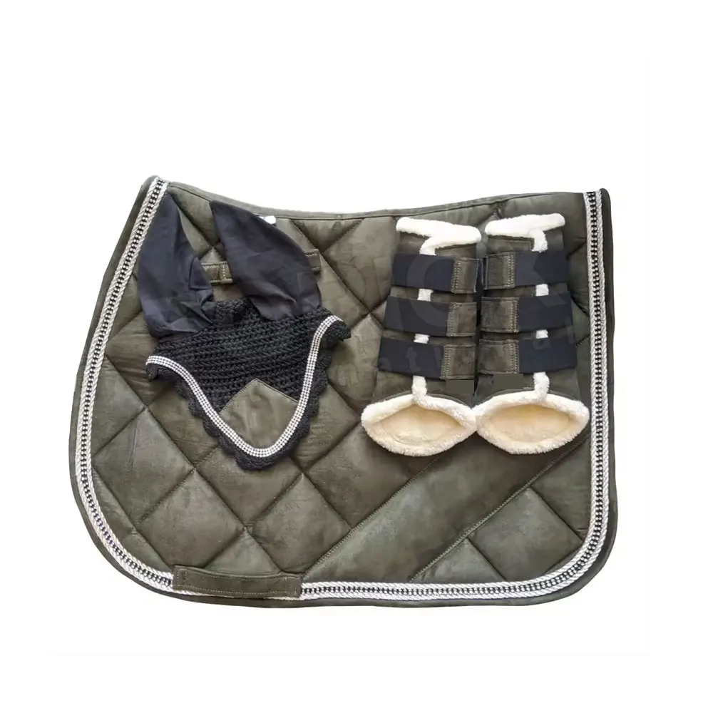 OEM Services Unique Design Saddles Pad Sets High Quality Low MOQ Saddles Pad Sets For Unisex