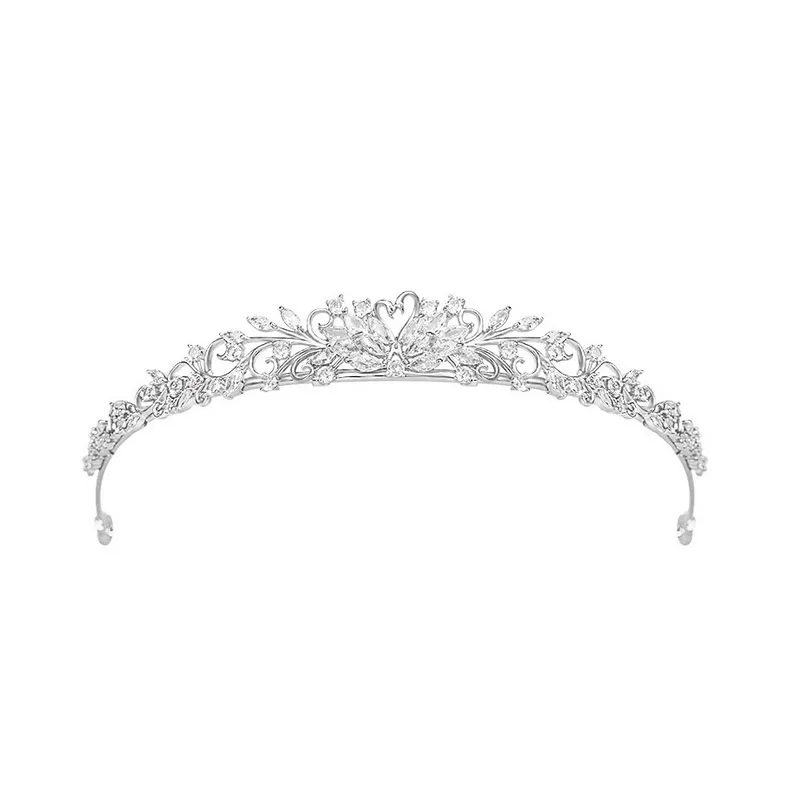 MOQ 2pcs wholesale jewelry women bride crown bridal crystal tiara wedding headband