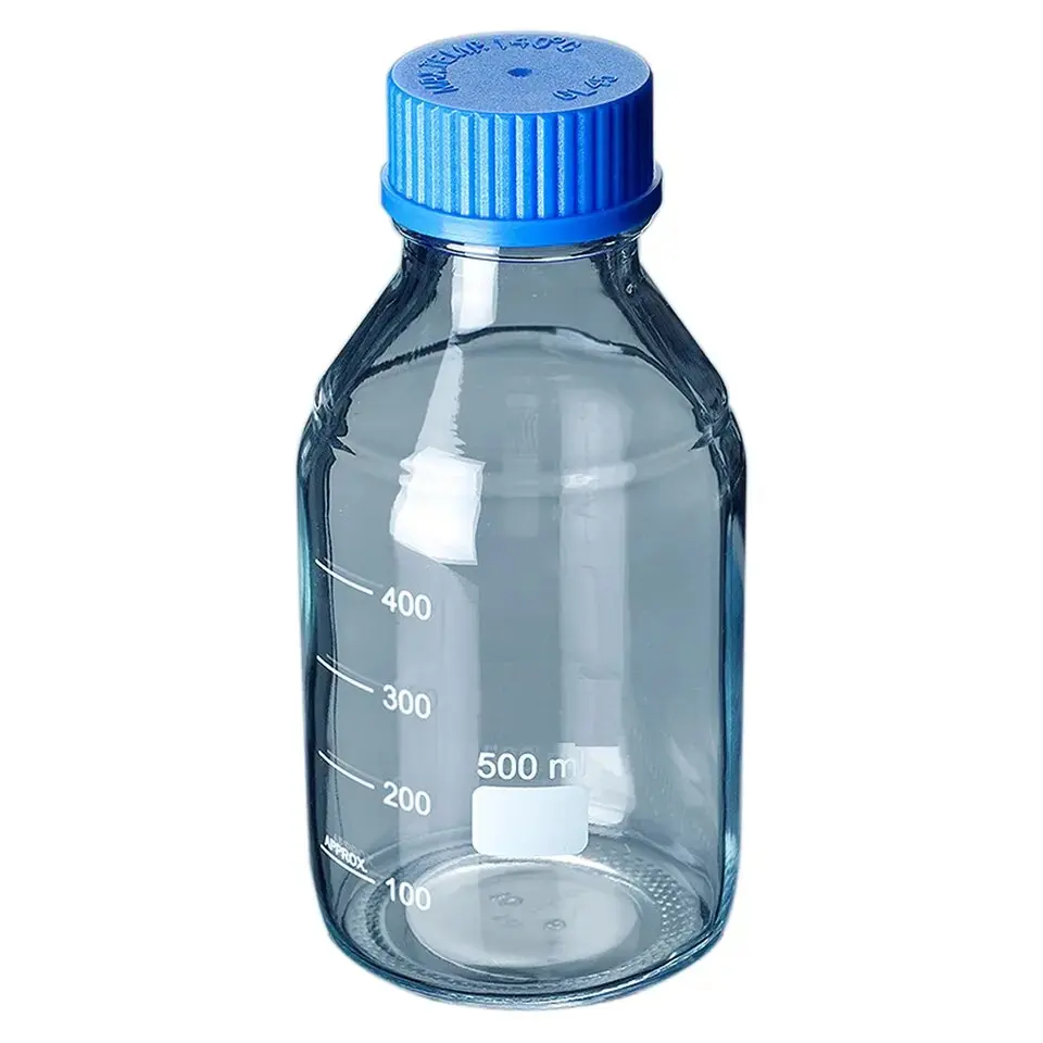 Reagent Bottle Narrow Mouth  Laboratory borosilicate Glassware bottle radical manufacturer For Lab Supplies