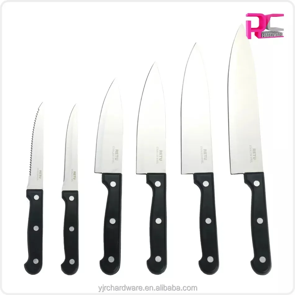 New PP handle sharp eco durable stainless steel wholesale kitchen cookware chef knife