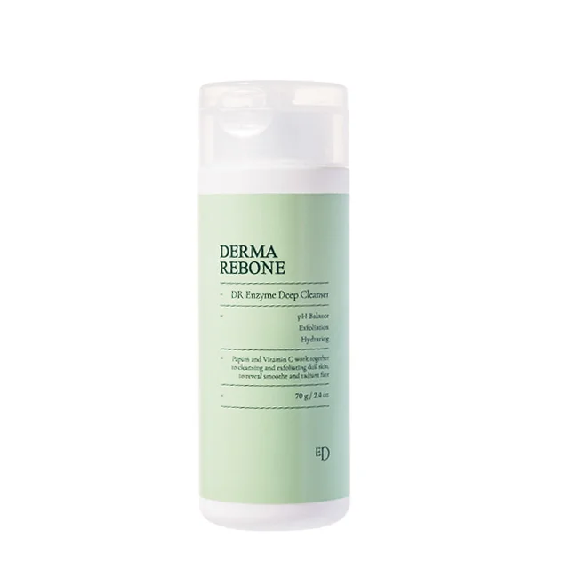 [USKINKOREA] Korea Brand DERMA REBONE Enzyme Deep Pore Cleanser Elbow Heel ph Balancing Exfoiation Hydrating Fluffy Microbubbles