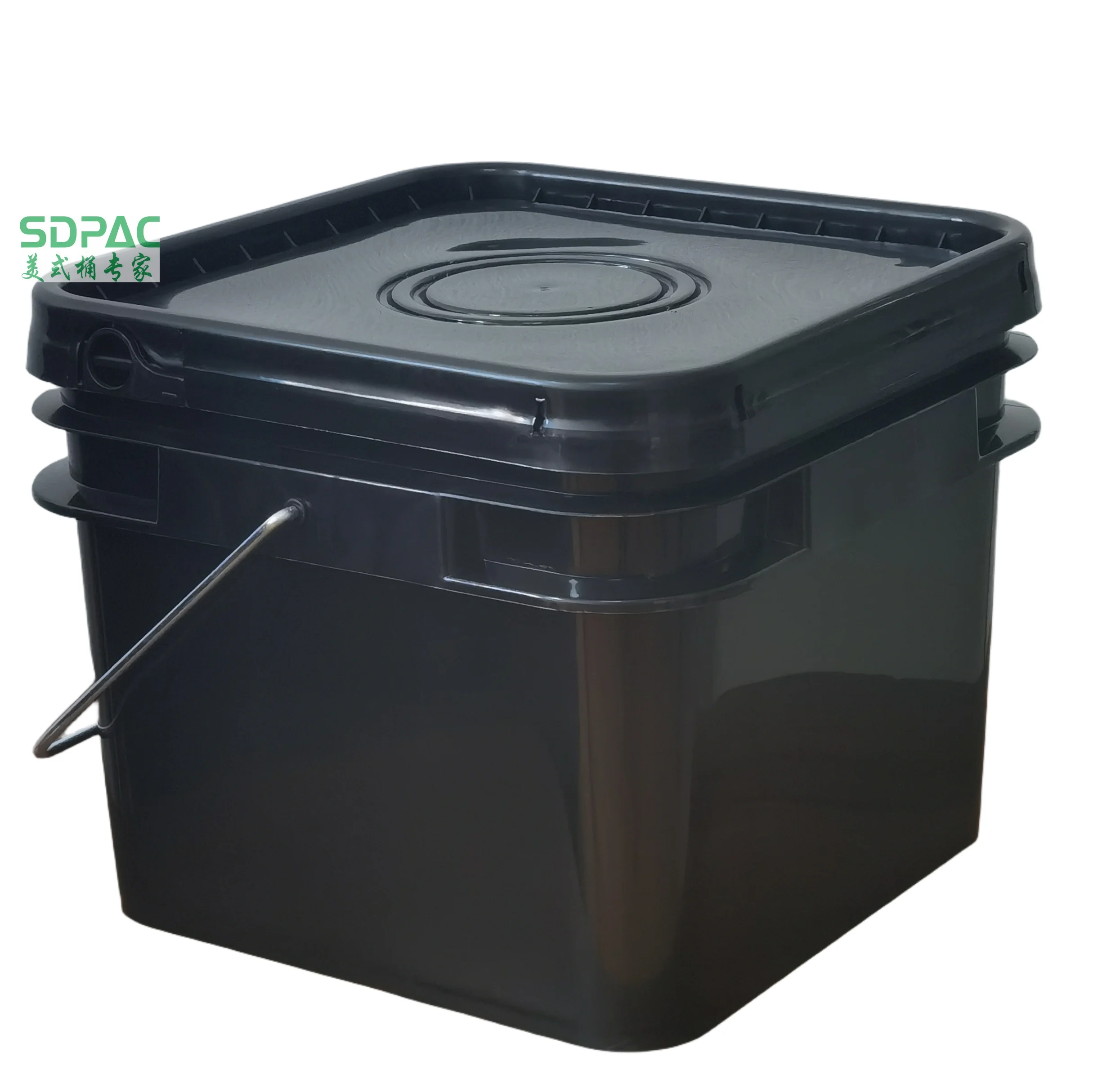 2 gallon 8 Liter Box Plastic Bucket  With Lid  For Hardware Parts KD Fasteners MW Components