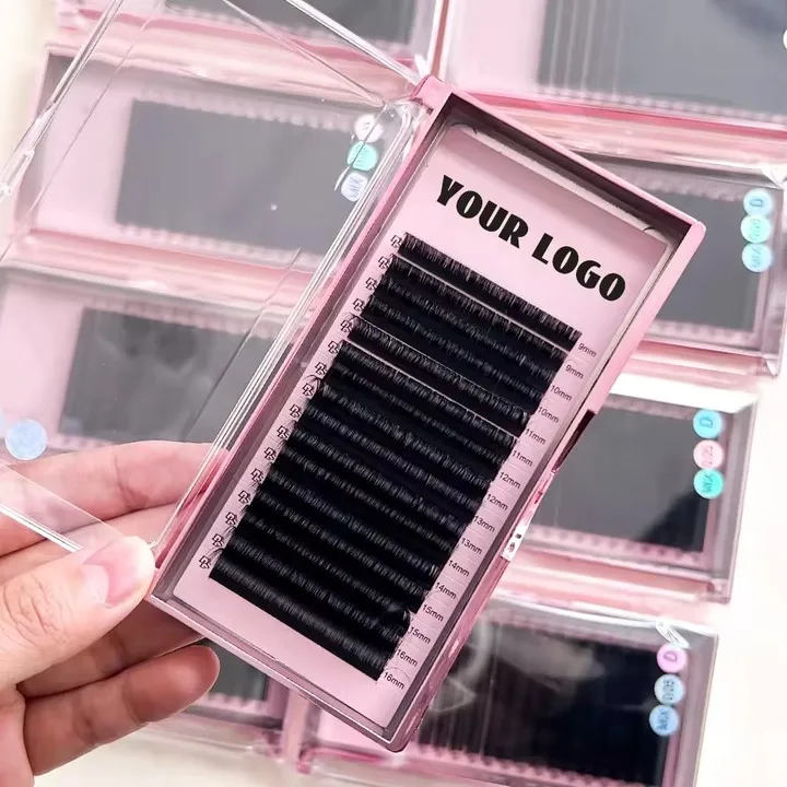 Grafting Cluster Segment Long DIY Lash Kit Superfine Eyelash DIY Kit Natural at Home Hand Made Synthetic Hair Black Cotton Band