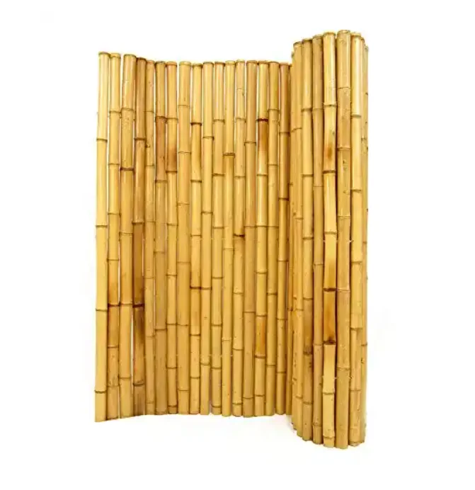 High Quality 100% Natural Rolled Bamboo Screen Fencing Garden Buildings From Vietnam Ready To Export In Bulk