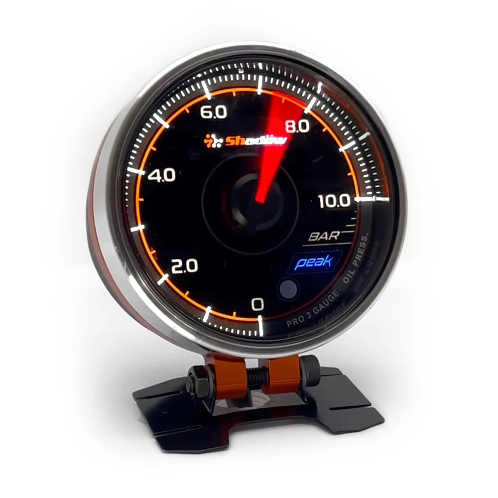 Durable and Indispensable Race Car Gauges 10 bar 2 inch 52mm and Clear Face Oil pressure instrument
