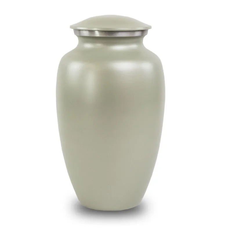 Remarkable Design Cremation Urn Premium Pure Memorial Adult Human Ashes Urn Tabletop Decorative Funeral Urn