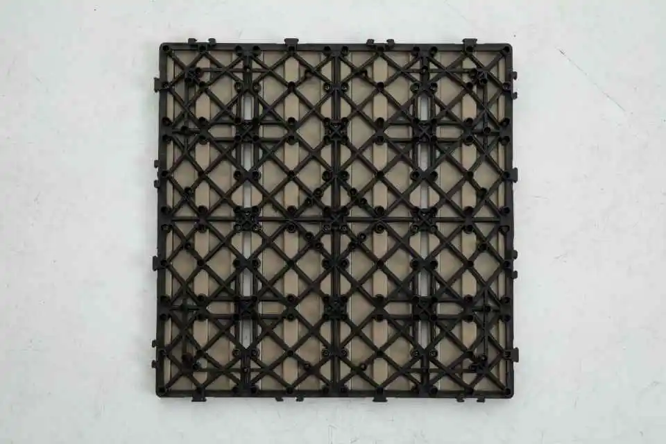 Courtyard 12 inch Composite Interlocking Deck Tile manufacture