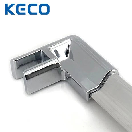 KECO New Style Left / Right Connector Shower Door Aluminium Profile Corner Joint Plastic