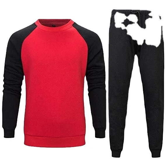Sports Wear  Custom Men 2 Piece Embroidery Logo Track Suit 100% Polyester Jogging Suit for Unisex