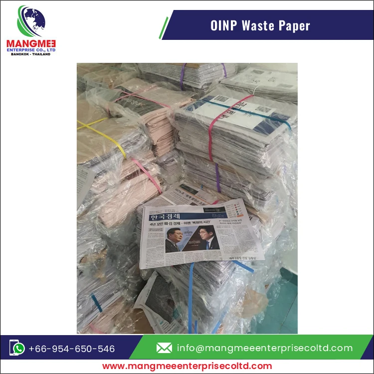 Wholesale Selling Standard Quality Korean Newspaper Over Issued Newspapers OINP Paper Scrap Waste Paper Scrap