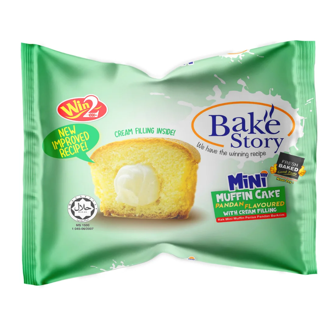 Yummy Sweet Win2 история выпечки мини-кекс торт Pandan со вкусом крема 200 г оптовая