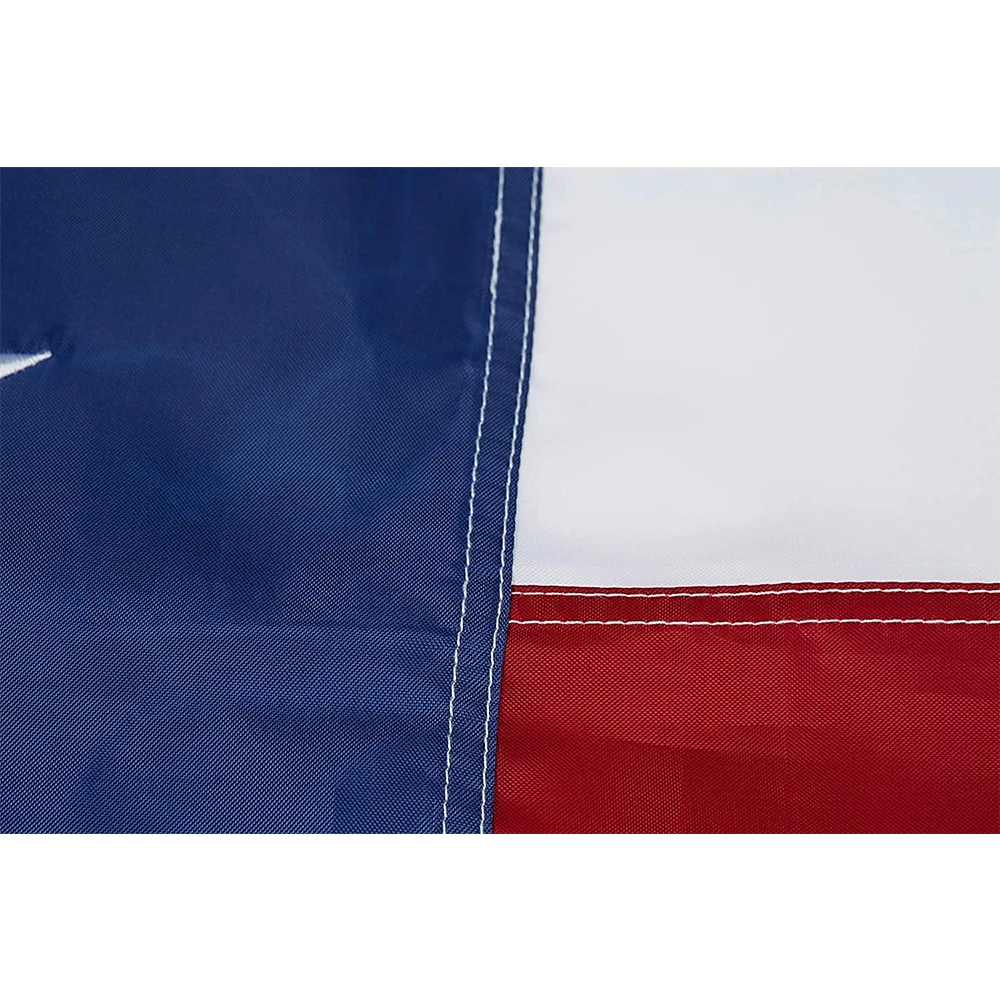 8x12 FT Outdoor Embroidered American Texas State Heavy Duty 210D Nylon Flag Texas Flag Of Texas with 2 Metal Grommets