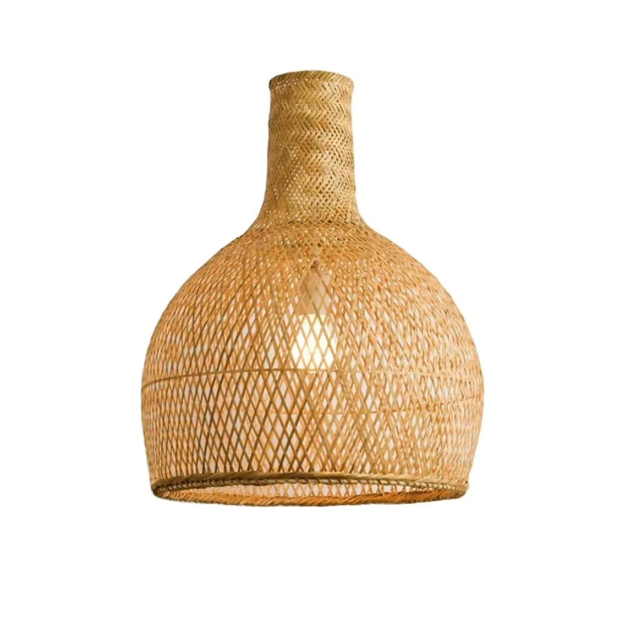 2024 Best Selling Modern Rustic Decorative Lampshade With Lamp Shade High Quality Rattan Chandelier Cheap Price Wholesale Bulk