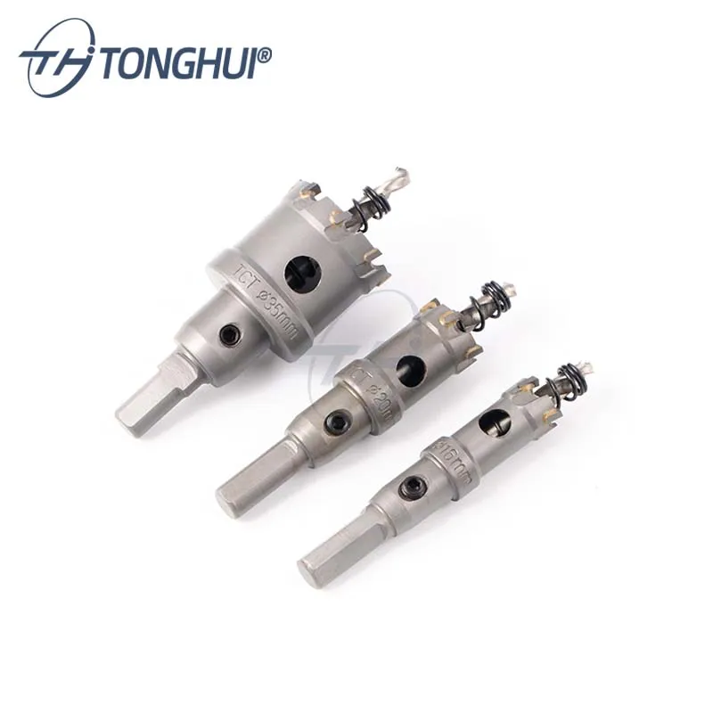 High quality TCT metal drilling hole saws Carbide tipped hole saw with Sand blast finishing
