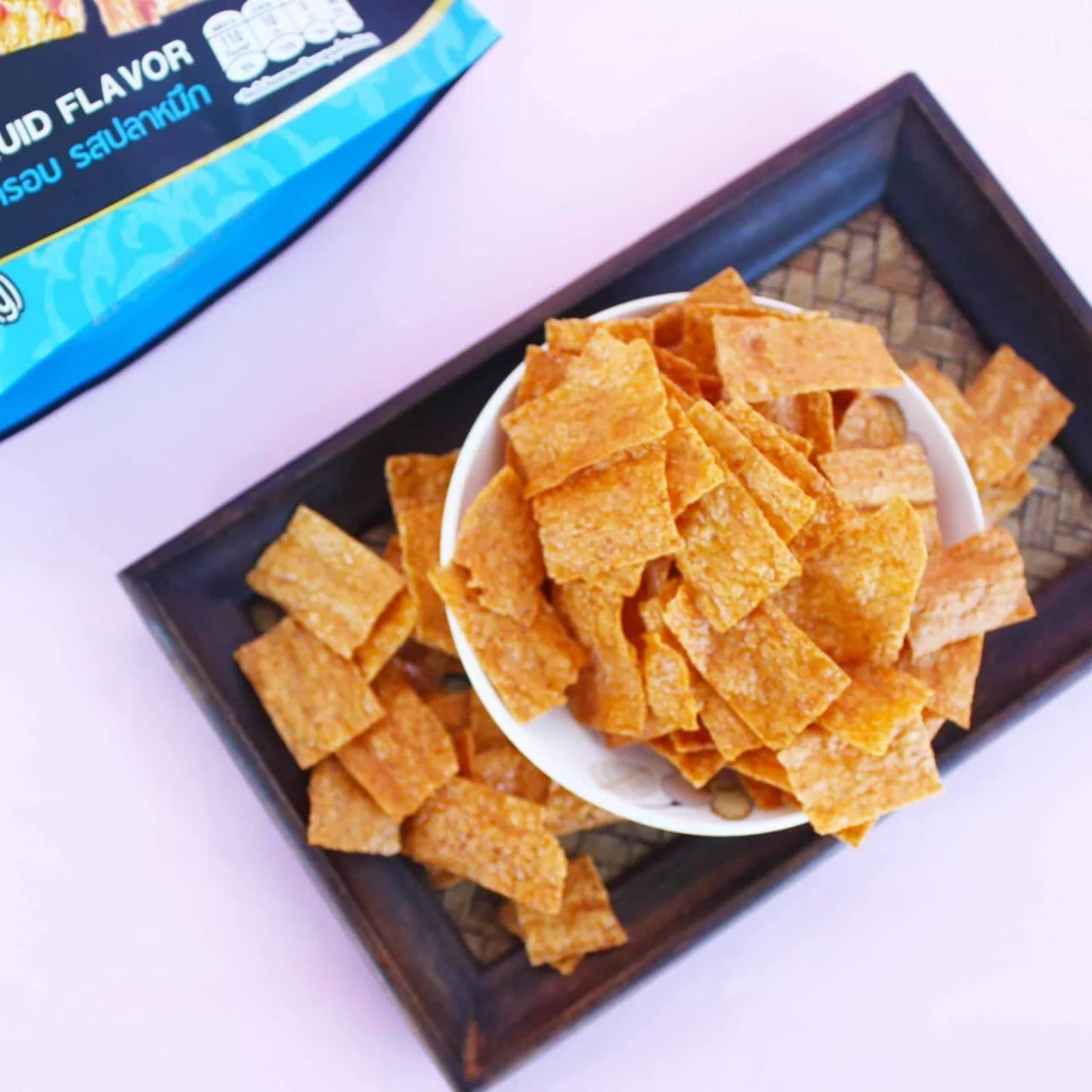 Запеченные чипсы с высоким содержанием белка от рыбы, диета с низким содержанием углерода, диета с низким содержанием жира, здоровая закуска из Таиланда