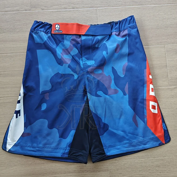 High Quality Custom Adult Men Professional Sublimated Fighting MMA Shorts Martial Training Grappling Shorts