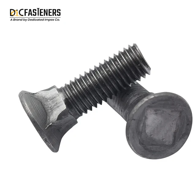 DIN605 DIN608 Grade 8.8 10.9 12.9 Plow Bolts with Hex Head M12 Model Number M20 Thread Size 8mm-45mm Length Bag Packaging