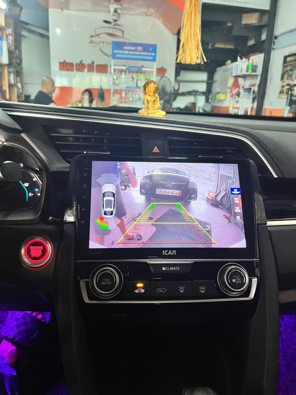 Лидер продаж автомобильные датчики ICAR PS8 датчик парковки предупреждение об обнаружении препятствий совместимое со всеми установками автомобилей для Honda Civic