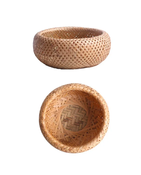ECO-friendly Round Bamboo Basket for Kitchen/  Bamboo homewares/  Handmade Tablewares made in Viet Nam