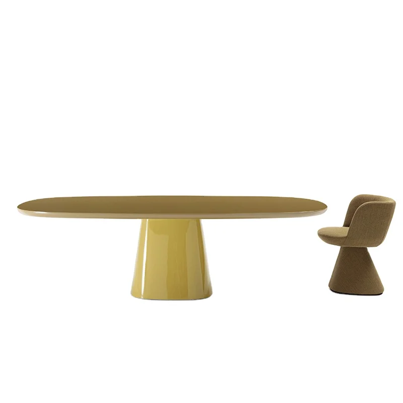 WBERT Italian Minimalist Dining Table for Living Room Kitchen Hotel Restaurant Sales Office Reception Negotiation Furniture