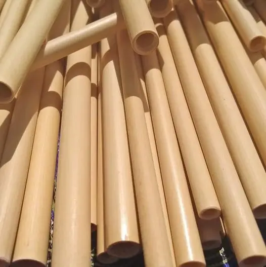 Wholesale Manufacturers Dried Straws Reusable Bamboo Drinking Straws from Vietnam
