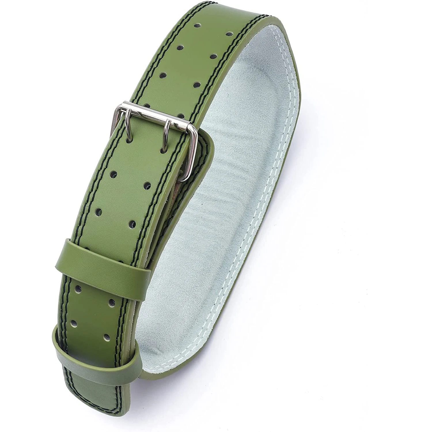 High Quality Adjustable Top Layer Leather Back Waist Support Workout PowerLifting Gym Weight Lifting Belt