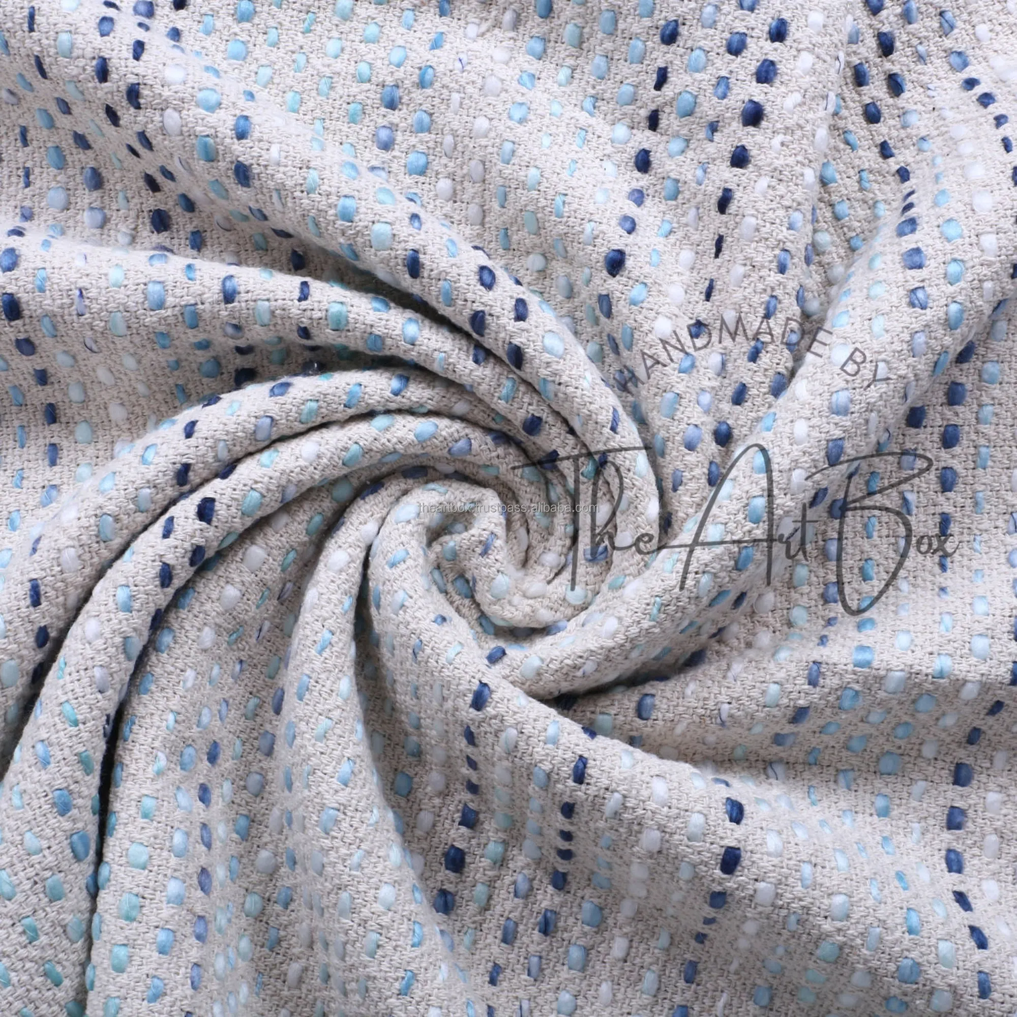 High Quality Handmade Cotton Blanket Throw Bedspread Reversible Coverlet Turkish Bed Sofa Soft Comfortable Throw Blanket