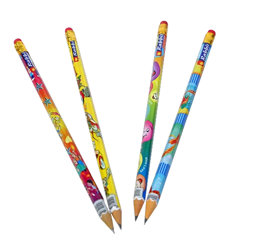 Newly Arrival High Quality 50 HB Cartoon Pencil with Extra Dark Black Pencils For Writing & Designing Making Uses