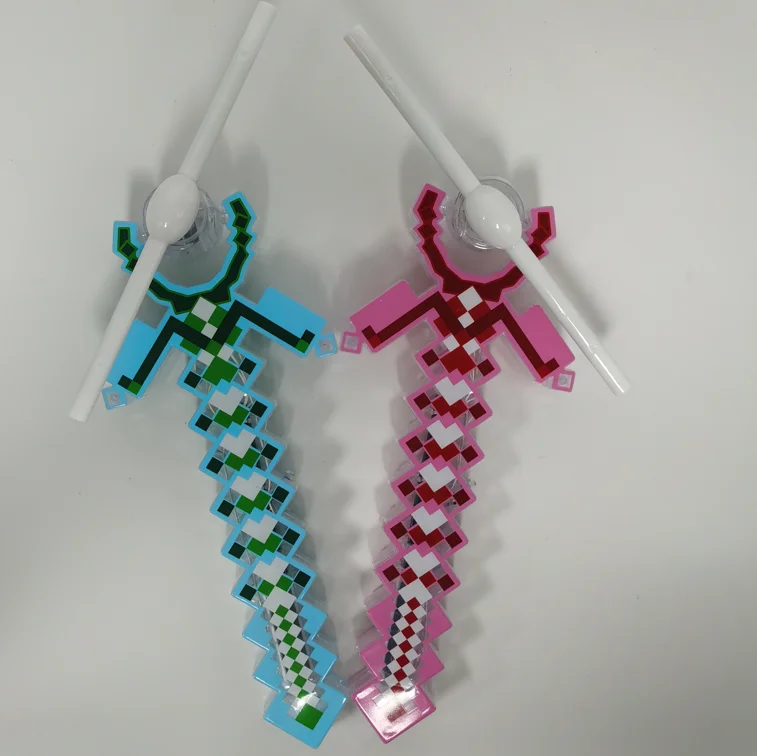 2024 Hot Flashing light up Pixel spinner Windmill LED Light up Swivel Fan led spinning windmill wand toy for kids