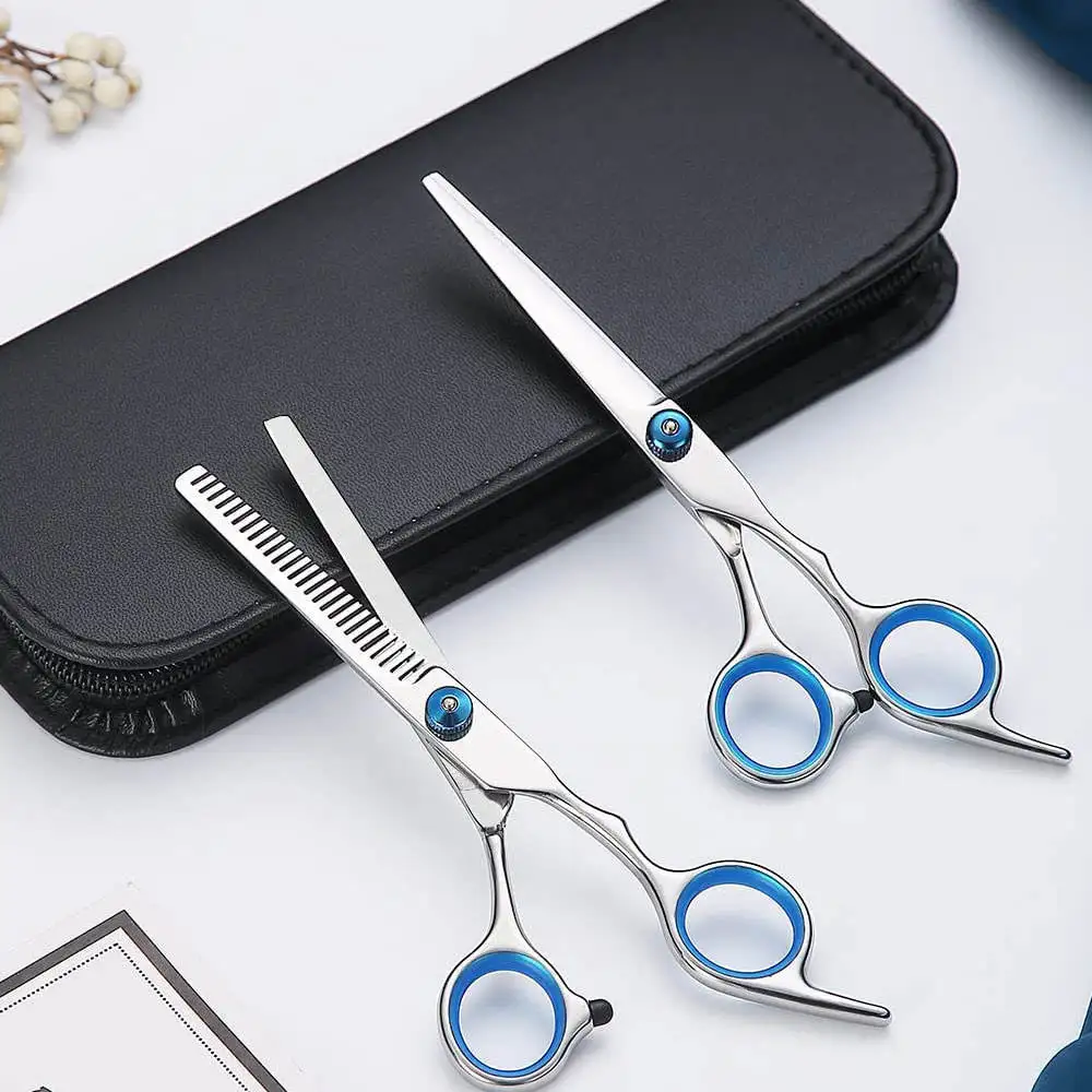 Private label hot sale hair scissors professional high quality barber scissor japanese steel thinning scissors
