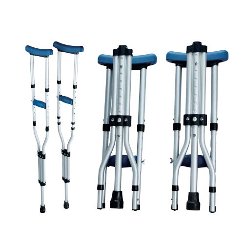 OEM and Custom Available Ergonomic Adjustable Underarm Walking Cruthes with Rubber Tips for Adults