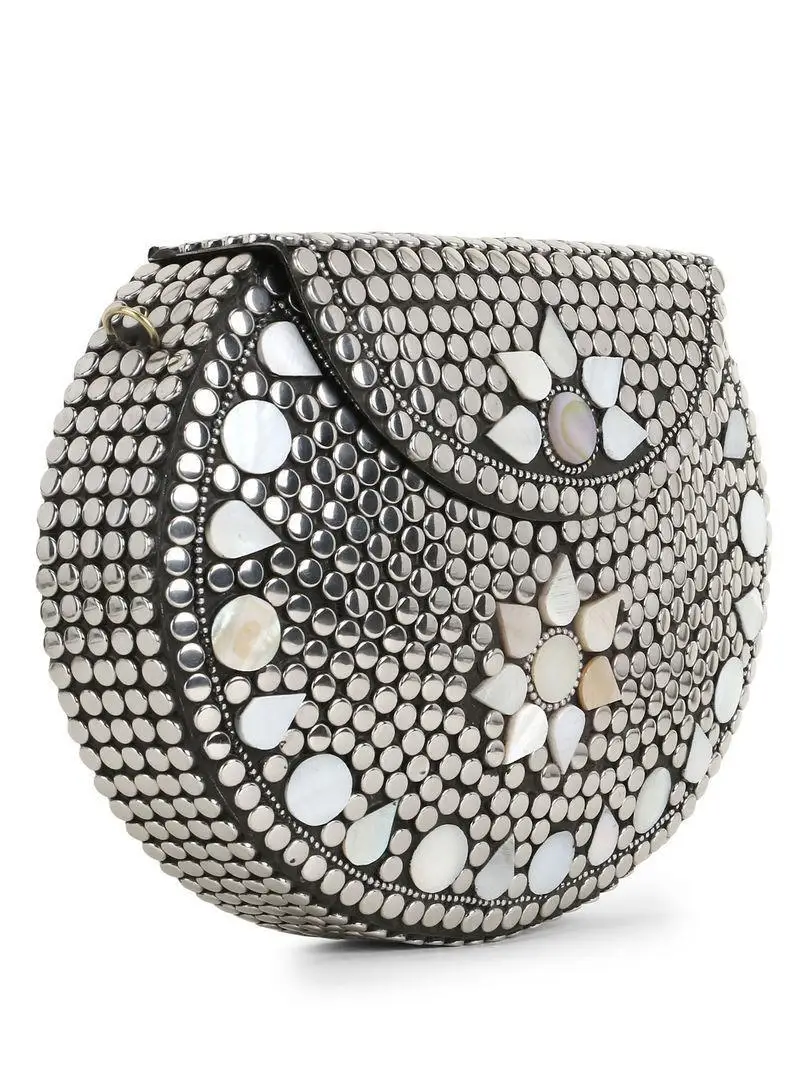 Small Metal Purse banjara gypsy hippy hobo Indian metal clutch bags